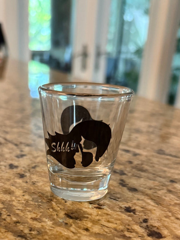 Shhhh Shot Glass