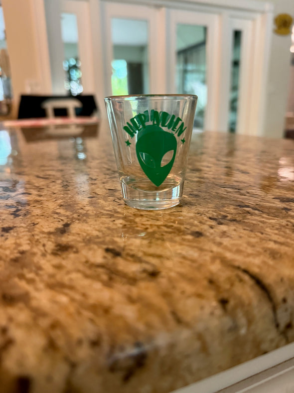 Hep Alien Shot Glass